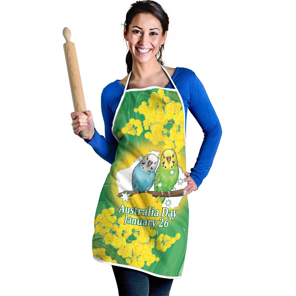 Budgerigar Australia Day Apron Proud To Be An Aussie Opal National Color - Aussie Hoodie