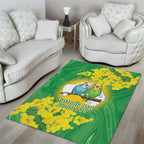 Budgerigar Australia Day Area Rug Proud To Be An Aussie Opal National Color - Aussie Hoodie
