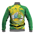 Budgerigar Australia Day Baseball Jacket Proud To Be An Aussie Opal National Color - Aussie Hoodie