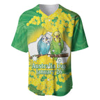 Budgerigar Australia Day Baseball Jersey Proud To Be An Aussie Opal National Color - Aussie Hoodie