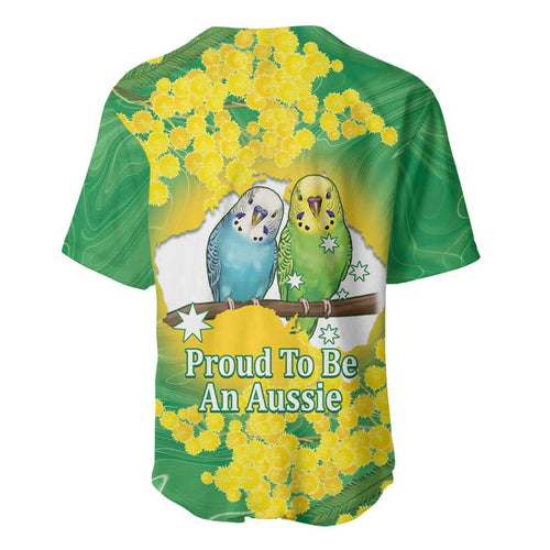 Budgerigar Australia Day Baseball Jersey Proud To Be An Aussie Opal National Color - Aussie Hoodie