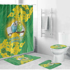 Budgerigar Australia Day Bathroom Set Proud To Be An Aussie Opal National Color - Aussie Hoodie