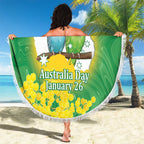 Budgerigar Australia Day Beach Blanket Proud To Be An Aussie Opal National Color - Aussie Hoodie