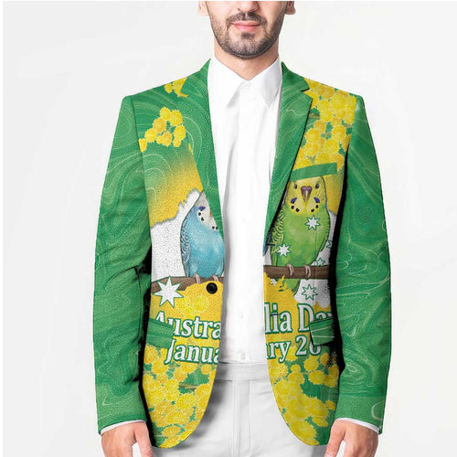 Budgerigar Australia Day Blazer Proud To Be An Aussie Opal National Color - Aussie Hoodie