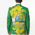 Budgerigar Australia Day Blazer Proud To Be An Aussie Opal National Color - Aussie Hoodie
