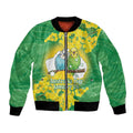 Budgerigar Australia Day Bomber Jacket Proud To Be An Aussie Opal National Color - Aussie Hoodie