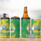 Budgerigar Australia Day 4 in 1 Can Cooler Tumbler Proud To Be An Aussie Opal National Color - Aussie Hoodie