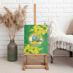 Budgerigar Australia Day Canvas Wall Art Proud To Be An Aussie Opal National Color - Aussie Hoodie