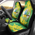 Budgerigar Australia Day Car Seat Cover Proud To Be An Aussie Opal National Color - Aussie Hoodie