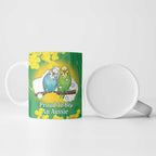 Budgerigar Australia Day Ceramic Mug Proud To Be An Aussie Opal National Color - Aussie Hoodie