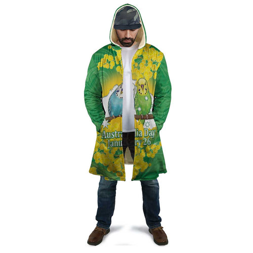 Budgerigar Australia Day Cloak Proud To Be An Aussie Opal National Color - Aussie Hoodie