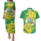 Budgerigar Australia Day Couples Matching Puletasi and Hawaiian Shirt Proud To Be An Aussie Opal National Color - Aussie Hoodie