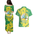 Budgerigar Australia Day Couples Matching Puletasi and Hawaiian Shirt Proud To Be An Aussie Opal National Color - Aussie Hoodie