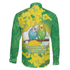 Budgerigar Australia Day Family Matching Short Sleeve Bodycon Dress and Hawaiian Shirt Proud To Be An Aussie Opal National Color - Aussie Hoodie