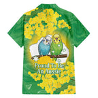 Budgerigar Australia Day Family Matching Summer Maxi Dress and Hawaiian Shirt Proud To Be An Aussie Opal National Color - Aussie Hoodie
