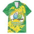 Budgerigar Australia Day Family Matching Tank Maxi Dress and Hawaiian Shirt Proud To Be An Aussie Opal National Color - Aussie Hoodie