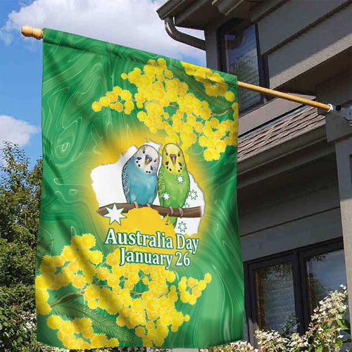 Budgerigar Australia Day Garden Flag Proud To Be An Aussie Opal National Color - Aussie Hoodie