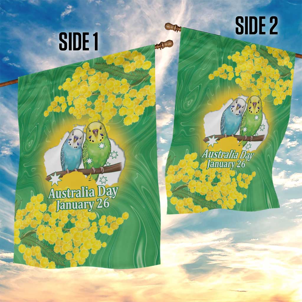 Budgerigar Australia Day Garden Flag Proud To Be An Aussie Opal National Color - Aussie Hoodie