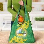 Budgerigar Australia Day Grocery Bag Proud To Be An Aussie Opal National Color - Aussie Hoodie