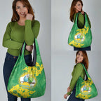 Budgerigar Australia Day Grocery Bag Proud To Be An Aussie Opal National Color - Aussie Hoodie