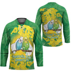Budgerigar Australia Day Hockey Jersey Proud To Be An Aussie Opal National Color - Aussie Hoodie
