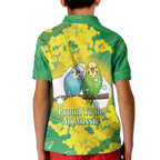 Budgerigar Australia Day Kid Polo Shirt Proud To Be An Aussie Opal National Color - Aussie Hoodie