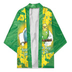 Budgerigar Australia Day Kimono Proud To Be An Aussie Opal National Color - Aussie Hoodie