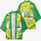 Budgerigar Australia Day Kimono Proud To Be An Aussie Opal National Color - Aussie Hoodie