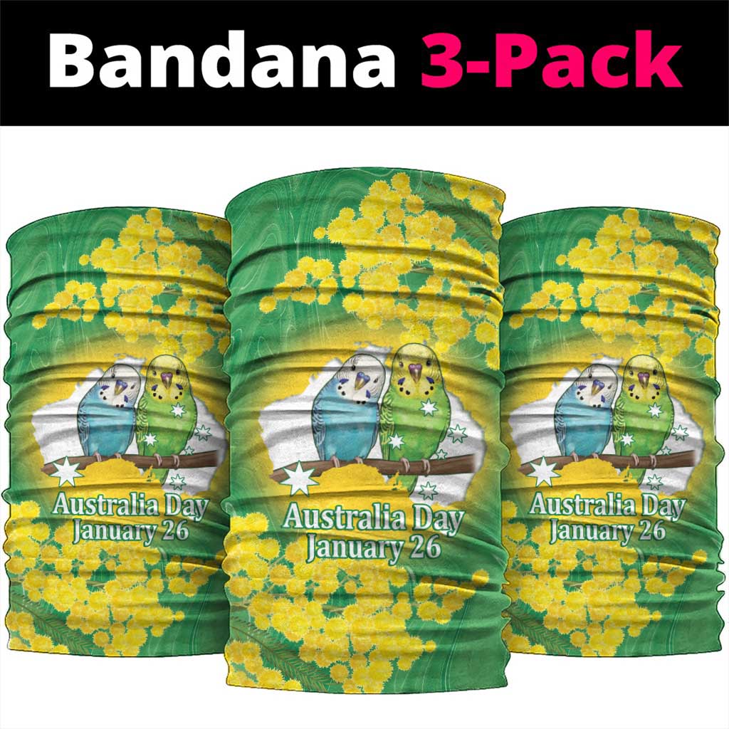 Budgerigar Australia Day Neck Gaiter Proud To Be An Aussie Opal National Color - Aussie Hoodie