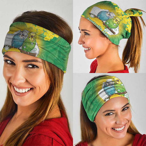 Budgerigar Australia Day Neck Gaiter Proud To Be An Aussie Opal National Color - Aussie Hoodie