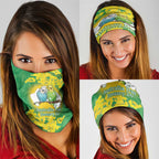 Budgerigar Australia Day Neck Gaiter Proud To Be An Aussie Opal National Color - Aussie Hoodie