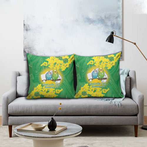 Budgerigar Australia Day Pillow Cover Proud To Be An Aussie Opal National Color - Aussie Hoodie