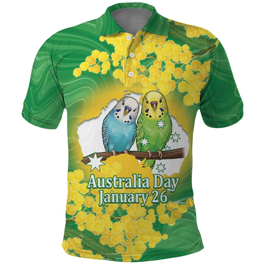 Budgerigar Australia Day Polo Shirt Proud To Be An Aussie Opal National Color - Aussie Hoodie