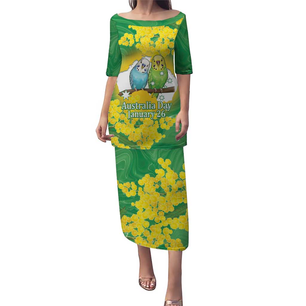 Budgerigar Australia Day Puletasi Proud To Be An Aussie Opal National Color - Aussie Hoodie