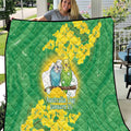 Budgerigar Australia Day Quilt Proud To Be An Aussie Opal National Color - Aussie Hoodie