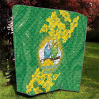 Budgerigar Australia Day Quilt Proud To Be An Aussie Opal National Color - Aussie Hoodie