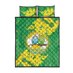 Budgerigar Australia Day Quilt Bed Set Proud To Be An Aussie Opal National Color - Aussie Hoodie