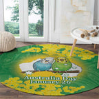 Budgerigar Australia Day Round Carpet Proud To Be An Aussie Opal National Color - Aussie Hoodie