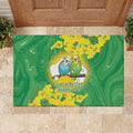 Budgerigar Australia Day Rubber Doormat Proud To Be An Aussie Opal National Color - Aussie Hoodie