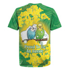 Budgerigar Australia Day Rugby Jersey Proud To Be An Aussie Opal National Color - Aussie Hoodie