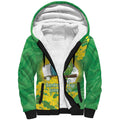 Budgerigar Australia Day Sherpa Hoodie Proud To Be An Aussie Opal National Color - Aussie Hoodie