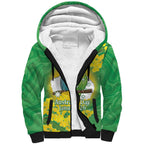 Budgerigar Australia Day Sherpa Hoodie Proud To Be An Aussie Opal National Color - Aussie Hoodie