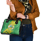 Budgerigar Australia Day Shoulder Handbag Proud To Be An Aussie Opal National Color - Aussie Hoodie
