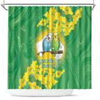 Budgerigar Australia Day Shower Curtain Proud To Be An Aussie Opal National Color - Aussie Hoodie