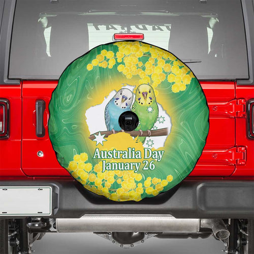 Budgerigar Australia Day Spare Tire Cover Proud To Be An Aussie Opal National Color - Aussie Hoodie