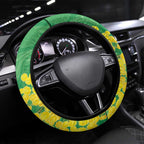 Budgerigar Australia Day Steering Wheel Cover Proud To Be An Aussie Opal National Color - Aussie Hoodie