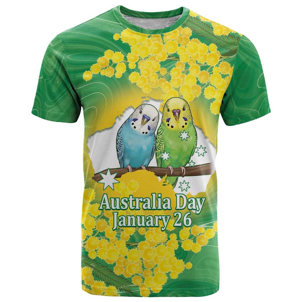 Budgerigar Australia Day T Shirt Proud To Be An Aussie Opal National Color - Aussie Hoodie