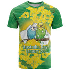 Budgerigar Australia Day T Shirt Proud To Be An Aussie Opal National Color - Aussie Hoodie