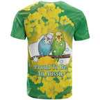 Budgerigar Australia Day T Shirt Proud To Be An Aussie Opal National Color - Aussie Hoodie