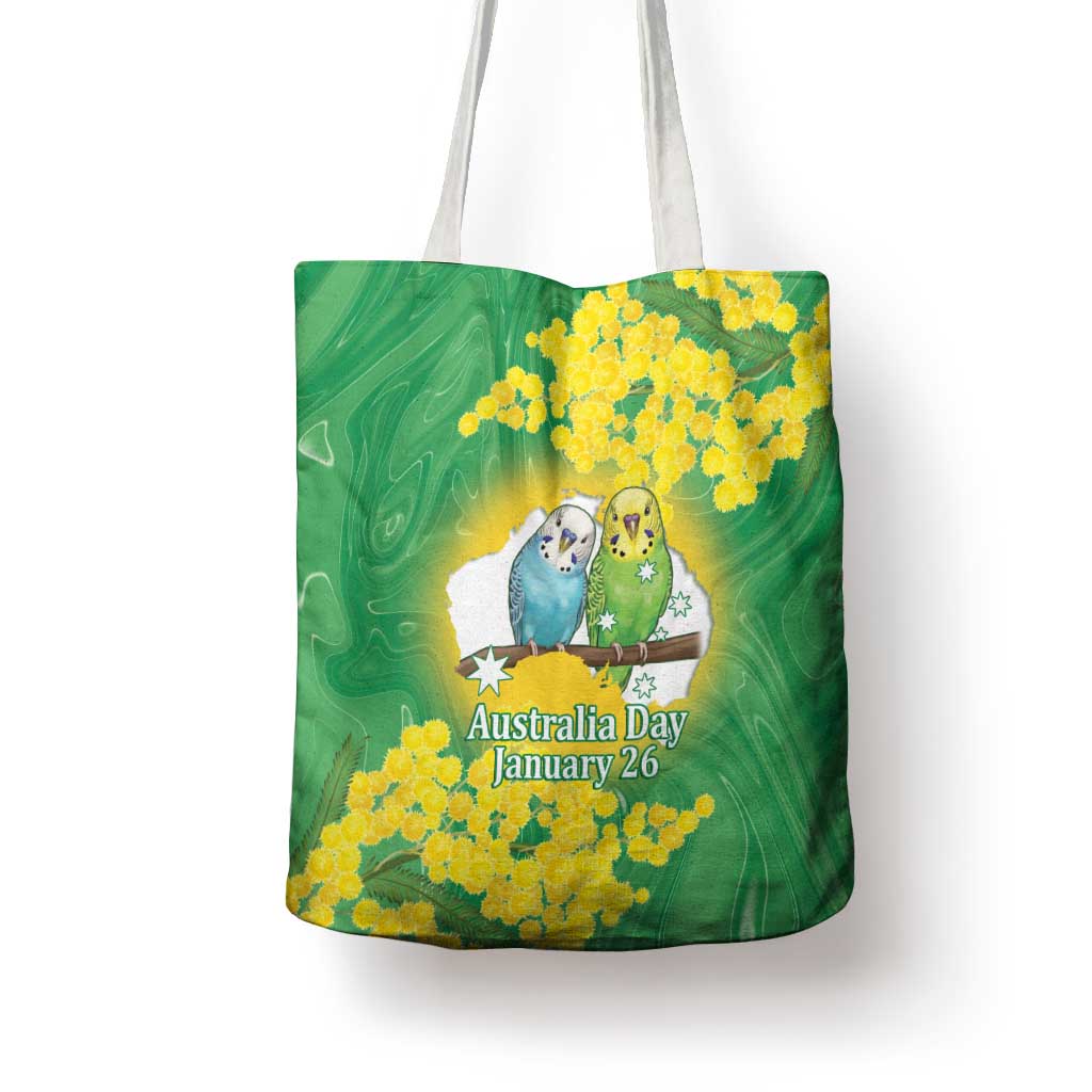 Budgerigar Australia Day Tote Bag Proud To Be An Aussie Opal National Color - Aussie Hoodie